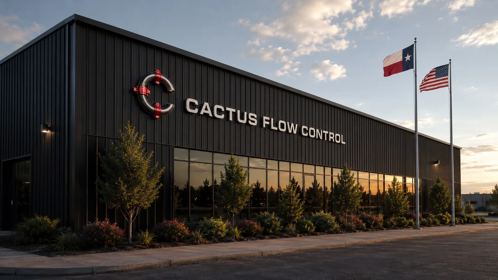 Cactus Flow Control building exterior in Houston, Texas