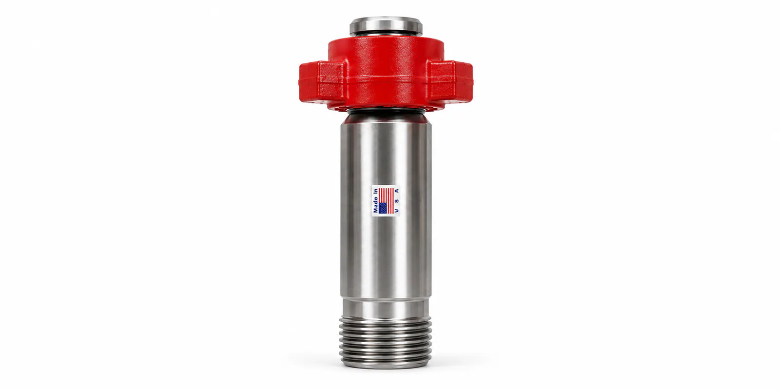 Red and steel Blast Sub on a white background