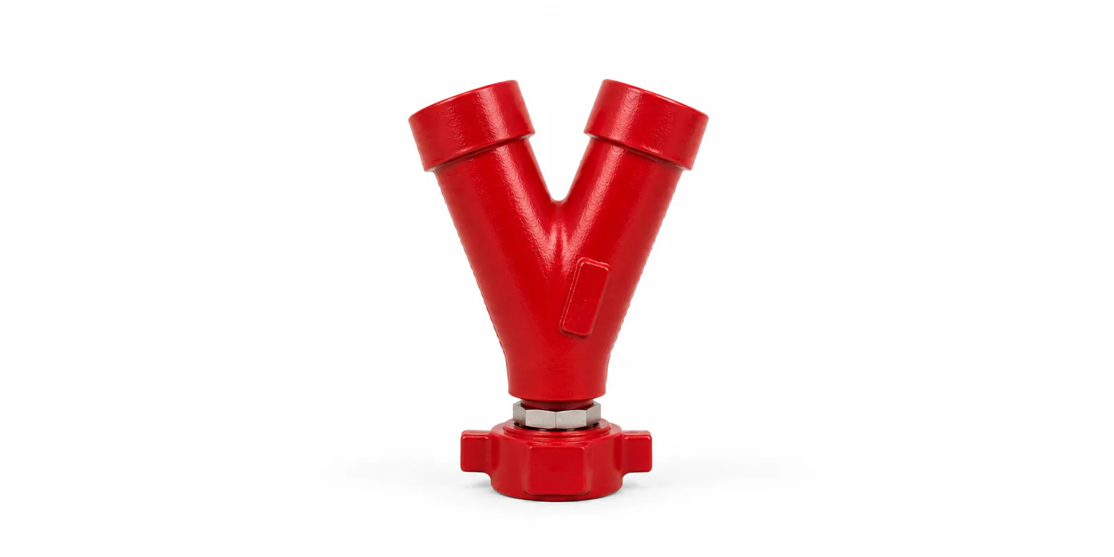 Red lateral fitting for angled high-pressure flowline branch connections