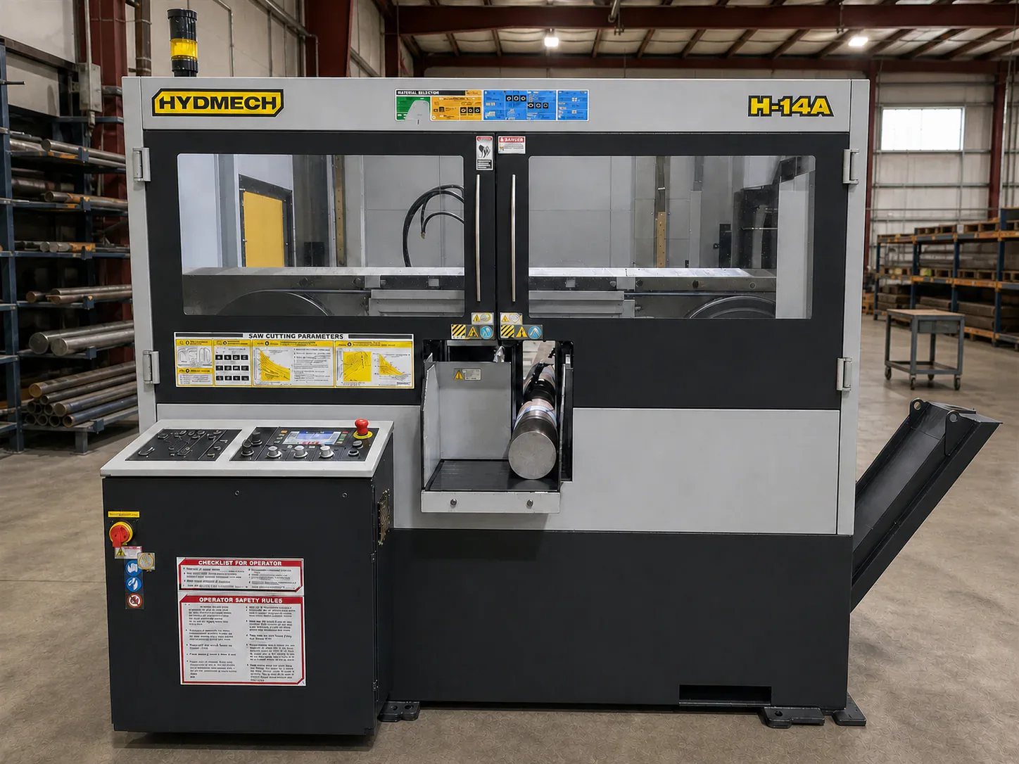 HYDMECH H-14A automatic horizontal band saw